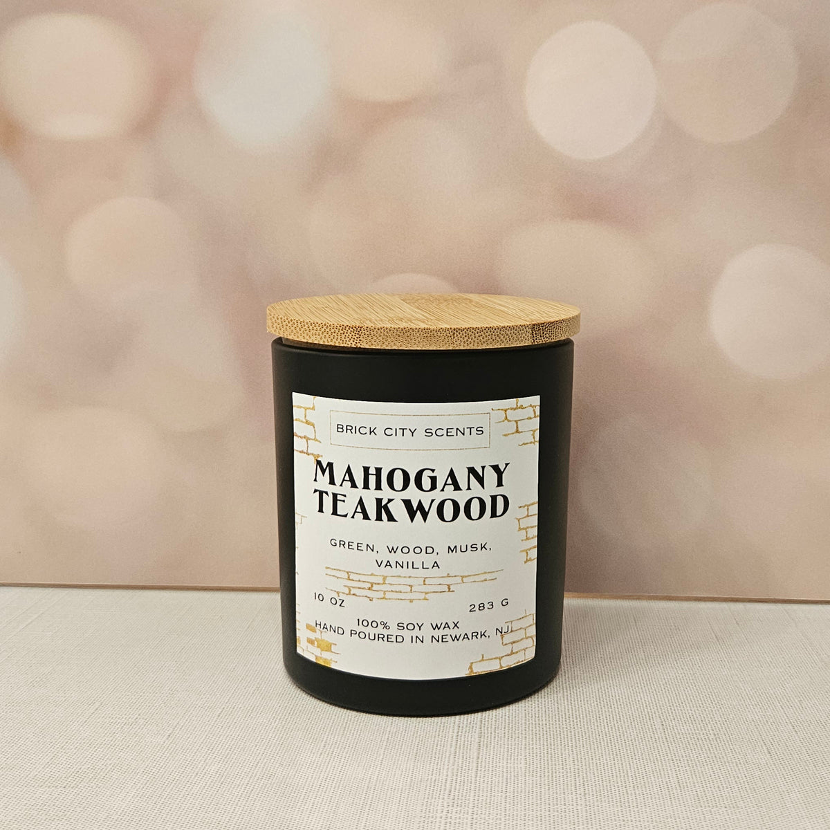 Mahogany Teakwood Candle