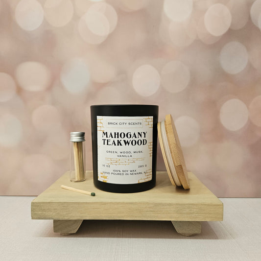 Mahogany Teakwood Candle